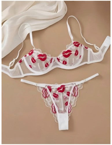 Conjunto de lencería besos
